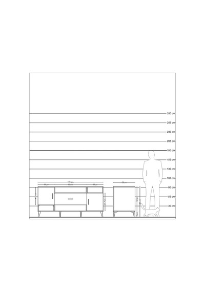Kronos Konsol 5 Raflı Tek Çekmeceli 2 Kapaklı 176x59x83 Çam-çam/çam Çam/çam Kronos Konsol 5 Raflı Tek Çekmeceli 2 Kapaklı 176x59x83 Çam-çam/çam Çam/çam