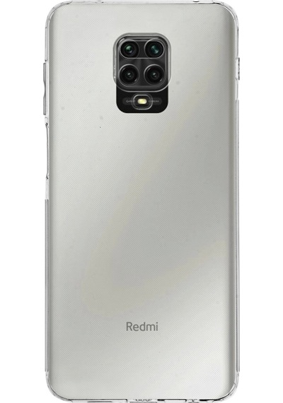 Xiaomi Redmi Note 9 Pro Kılıf Kamera Korumalı Tıpalı Şeffaf Silikon Kapak