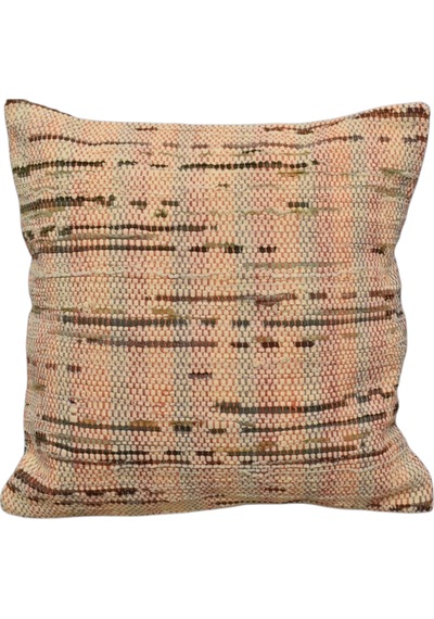 Zehra Abla Halı Yeni El Dokuma Dekoratif Kilim Kırlent Yastık Kılıfı 6426 Çok Renkli