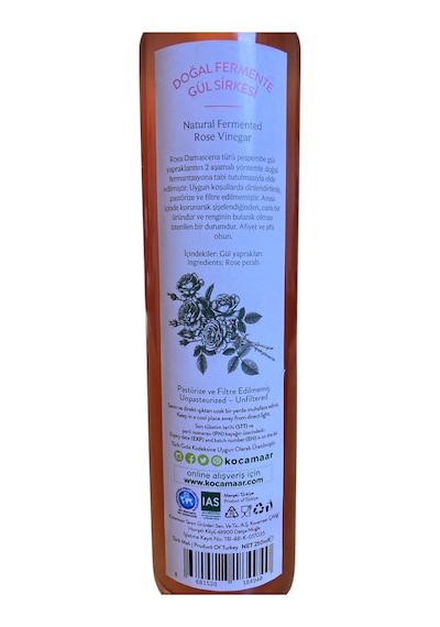 Kocamaar Çiftliği Gül Sirkesi 250 Ml