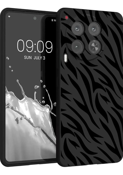 Tecno Spark 30 Pro İle Uyumlu Premier Kalite Özel Üretim Baskılı Silikon Telefon Kılıfı Bc 5 Siyah