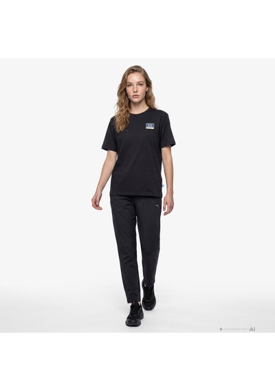 Anta Serve Smash Repeat Erkek Siyah T-shirt 852628117 Çok Renkli