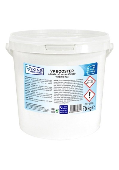 Viking Vp Booster Ağır Kir Yağ ve Kan Sökücü Yardımcı Toz 10 KG