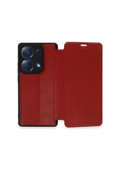 Xiaomi Redmi Note 13 Pro 4g Kılıf Flip Cover - Kırmızı 0.2M-Çok Renkli