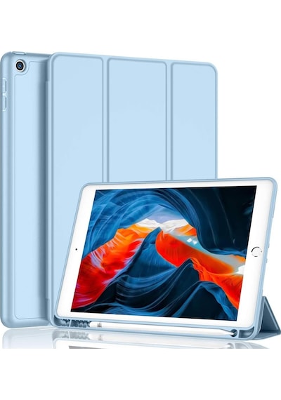 Apple Uyumlu iPad 8. Nesil 10.2" Kılıf Kalem Bölmeli Smart Case A2270 A2
