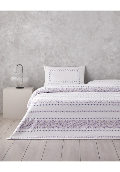 Minibloss Pamuklu Tek Kişilik Nevresim Seti 160x220 Cm Lila