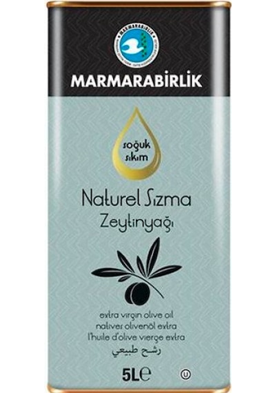 Marmarabirlik Naturel Soğuk Sıkım Sızma Zeytinyağı 5 L