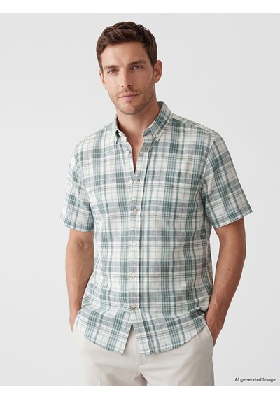 Lcwaıkıkı Classic Yeşil Regular Fit Ekose Poplin Erkek Gömlek Lcwaıkıkı Classic Yeşil Regular Fit Ekose Poplin Erkek Gömlek