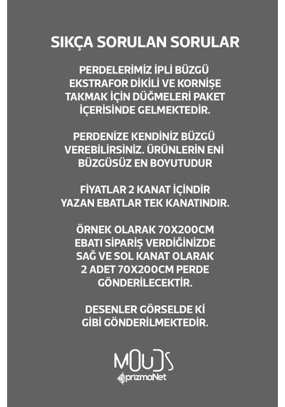 Beyaz Semboller Desenli Süet Oturma Odası Salon Fon Perde Baskılı Ekstrafor Büzgü 2 Kanat Prd-1076 Çok Renkli