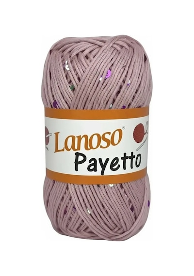Payetto Fantazi Pullu El Örgü İpi - Pembe