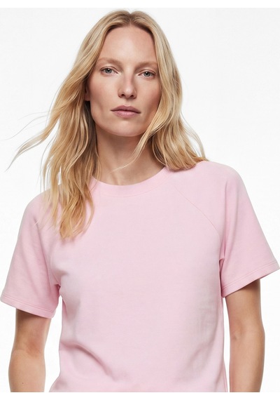 Koton Regular Fit Kısa Kollu Bisiklet Yaka Basic Tişört Pembe 6sak50390ek Gül