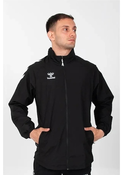 Hummel Line Raincoat 940270-2001 Siyah Erkek Yağmurluk Siyah