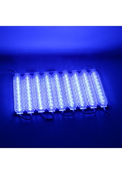 Tek Renk Mavi Modül Led 14 32.5 2835 24 Volt 2.4 Watt 5042
