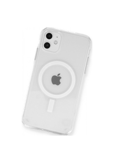 Apple Uyumlu iPhone 11 Kilif Magsafe Destekli Seffaf Silikon Kapak 558843870