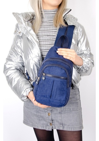 Bizoon Np2055 Krinkl Kumaş Sırt Ve Body Bag Kadın Çanta
