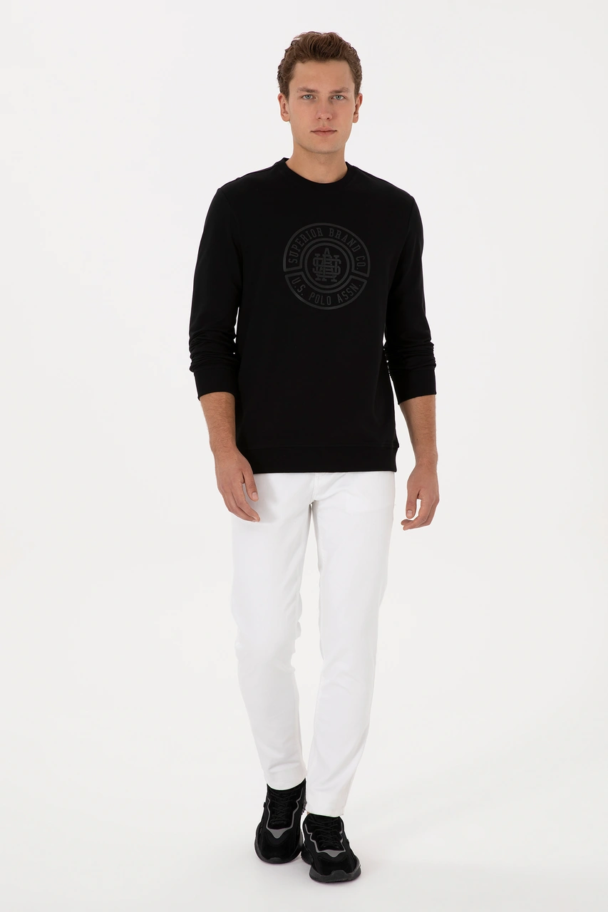 U.s. Polo Assn. Erkek Siyah Sweatshirt 50324788-vr046 Siyah