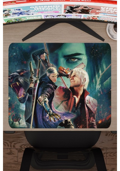 Devil May Cry Kaymaz Dikişli Kauçuk Oyuncu Mousepad V1 - 48x40 Xl Gaming Mouse Pad Fare Altlığı