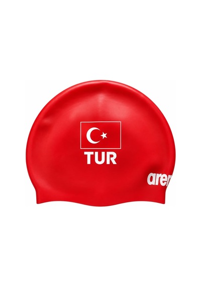 Arena Milli Takım Yüzücü Bonesi Kırmızı Tur Genel
