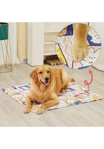 Pjyucien Makinede Yıkanabilir Kare Köpek Oyun Parkı Matı, 36 İnç Genişliğinde, Kaymaz Pet Kalem Pee Pad, İç/dı