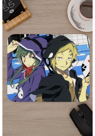 Kagerou Project Kaymaz Dikişli Kauçuk Oyuncu Mousepad V1 - 22x18 Gaming Mouse Pad Fare Altlığı