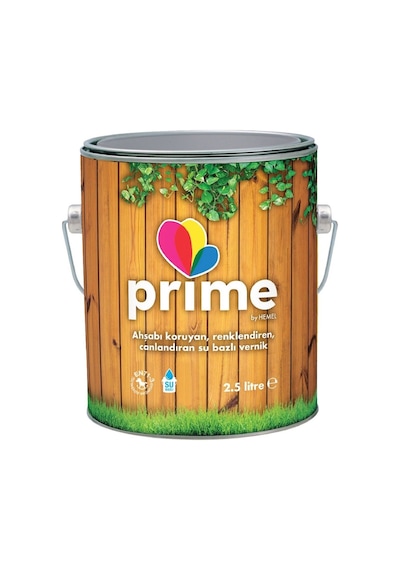 Prime Su Bazlı Ahşap Vernik - - Açık Bej