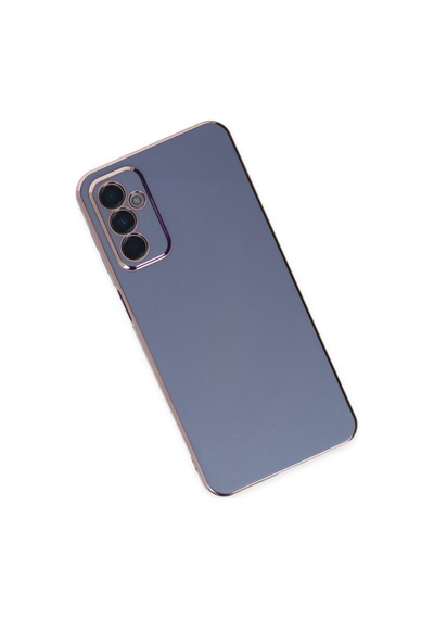 Samsung Galaxy  Uyumlu,  M23 Kılıf Volet Silikon - Mavi