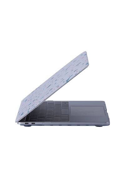 Macbook Air 13 Kılıf A1932 A2179 A2337 M1 Uyumlu Terrazzo Desenli Sert Koruyucu Hard Case Şeffaf Hafif Çizilme Önleyici Beyaz Belirtilmemiş