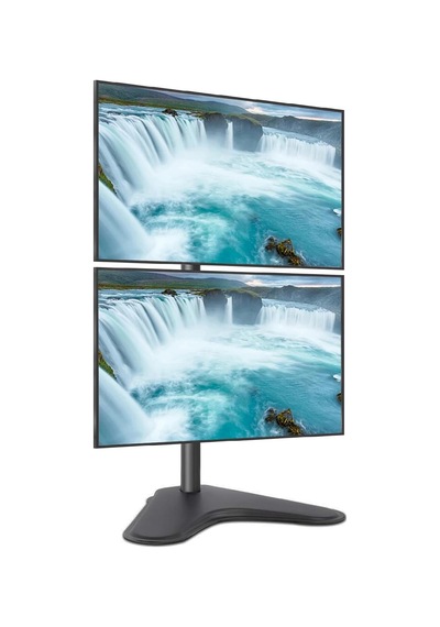Lexroo Ef73 Steel Design 2-8 Kg Çift Ekran Asansörlü 13"-27" Monitör Standı