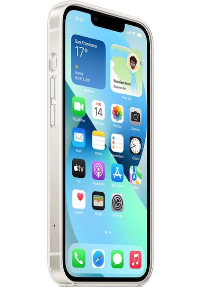 Apple Uyumlu iPhone 13 Magsafe Destekli Şeffaf Kılıf Kablosuz Sarj Ile  Transparan