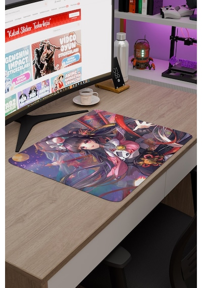 Yun Jin Genshin Impact Anime Oyuncu V3 - 48x40 Xl Gaming Mouse Pad Fare Altlığı