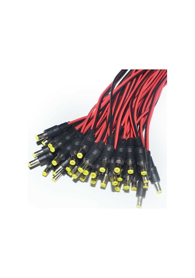Ayfekam Erkek Dc Power Jak Jack 2.1 MM 10 Adet