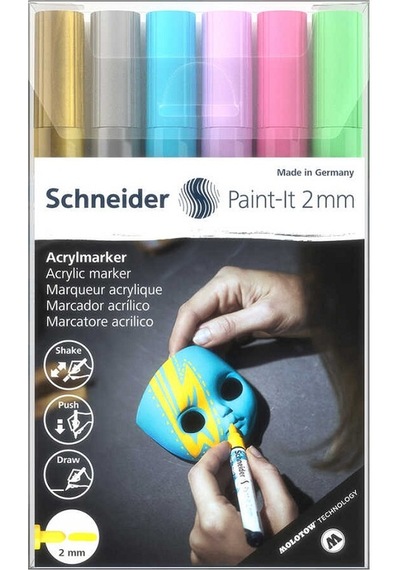 Schneider 310 Akrilik Markeri 2 MM Set/2-120196 Scm519