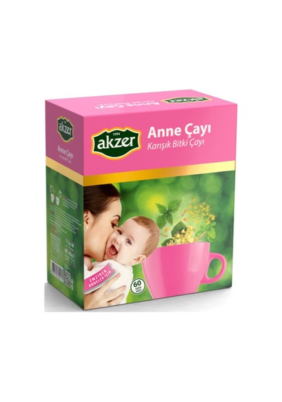 Akzer Karışık Bitki Anneler İçin Süzen Poşet Çay 60 x 1.5 G