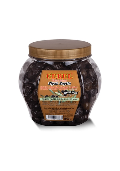 Cebel Çok İri Taneli Siyah Zeytin Pet 1 KG