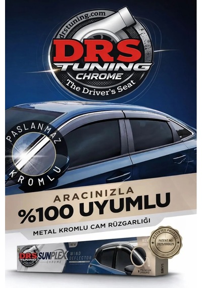Sunplex Citroen C5 Aircross 2019+ Kromlu Cam Rüzgarlığı Paslanmaz Çelik Kromlu