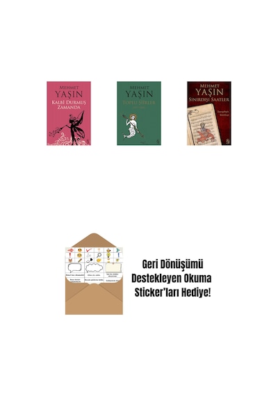 Kalbi Durmuş Zamanda + Toplu Şiirler + Sınırdışı Saatler + Okuma Sticker'ları