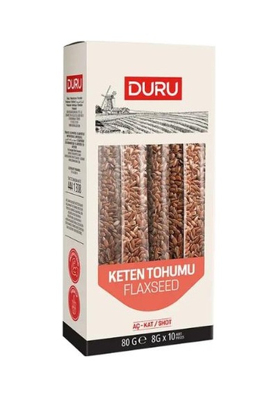 Duru Keten Tohumu Aç - Kat 8 G X 10 Adet 20'li Paket