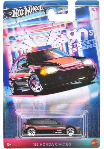 Hot Wheels 90's Street Scene 92 Honda Cıvıc Ec Jcb56