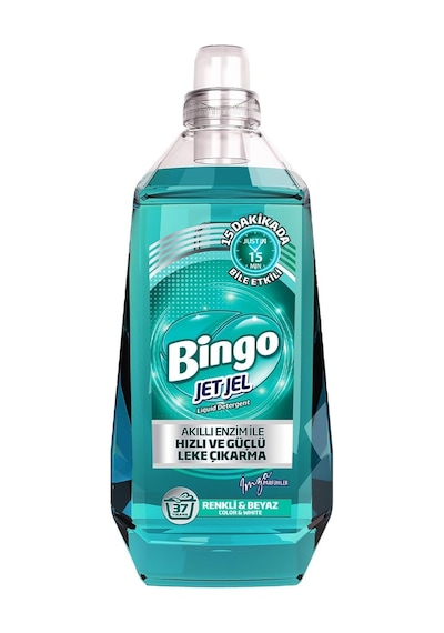 Bingo Jetjel Renkli ve Beyazlar Sıvı Deterjan 1480 ML