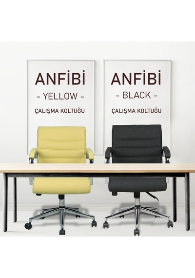 Anfibi Yellow Çalışma Koltuğu Sarı