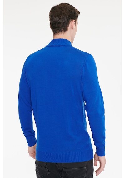 Ac&Co / Altınyıldız Classics Erkek Saks Tüylenme Yapmayan Anti-pilling Standart Fit Yarım Balıkçı Yaka Triko Kazak Ac&Co / Altınyıldız Classics Erkek Saks Tüylenme Yapmayan Anti-pilling Standart Fit Yarım Balıkçı Yaka Triko Kazak