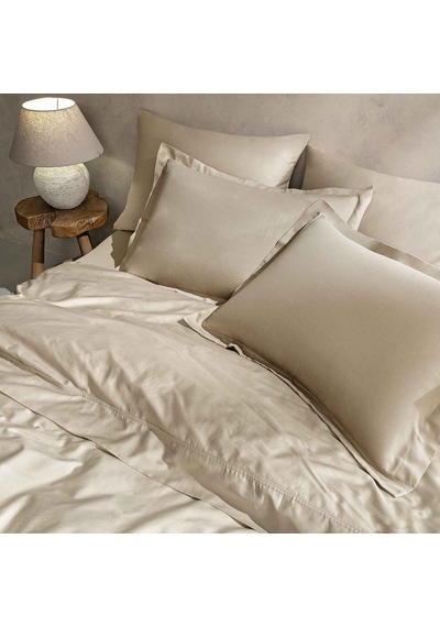 Linens Mix&match Pamuk Saten Queen Size Lastikli Çarşaf Camel