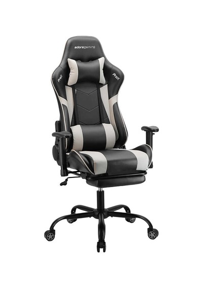 Adore Gaming Prox Ergo Oyuncu Koltuğu - Gri/siyah S.deri 71x126-136x77,5 Cm Gri