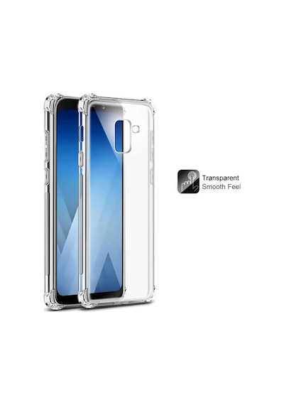 Samsung Uyumlu Galaxy A6 2018 Kılıf Şeffaf Nitro Anti Shock Kapak Renksiz