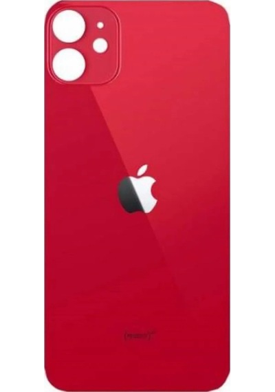 Apple Uyumlu iPhone, 11 Arka Pil Kapağı Kırmızı