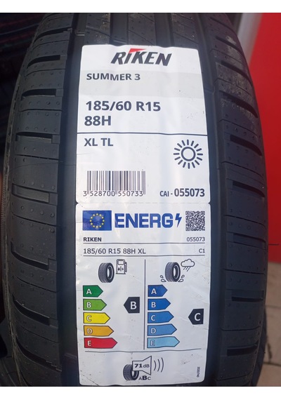 Riken 185/60 R15 88H XL Summer 3 Yaz Lastiği 2026