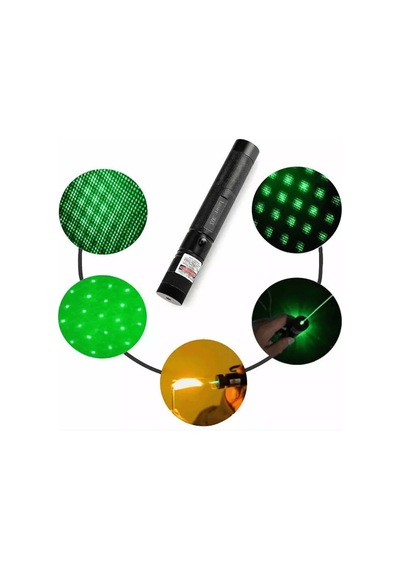 Lazer 303 Şarjlı Güçlü Lazer Kalem + Şarj Aparatı Sarı