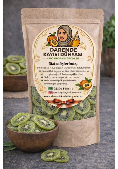 Fırında Kurutulmuş Kivi Kurusu 1 Kg Doğal, Katkısız