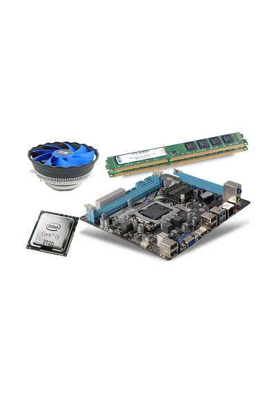 I32120 3.30Ghz İşlemci Esonıc H61 Anakart 4Gb Ram Snowman M1