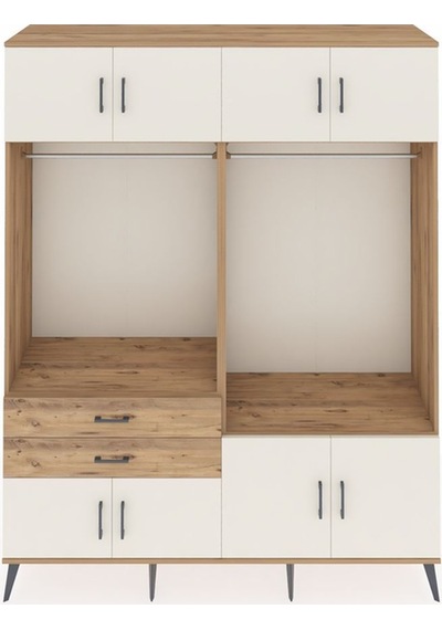 Hyperion Gardrop 7 Raflı 2 Çekmeceli 2 Askılı 176x44x221 Çam-aytaşı/çam Aytaşı/çam Hyperion Gardrop 7 Raflı 2 Çekmeceli 2 Askılı 176x44x221 Çam-aytaşı/çam Aytaşı/çam
